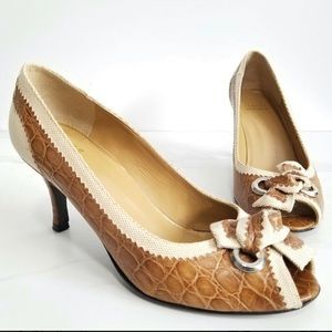 Stuart Weitzman Peep Toe Heels